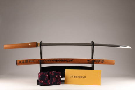 13th C Japanese Warrior Monk Shikkake Katana: 13th C Japanese Warrior Monk Shikkake Katana Exceptionally rare blade. This 800 year old sword is in excellent condition. A piece of history from the one of the most prestigious sword schools of the g