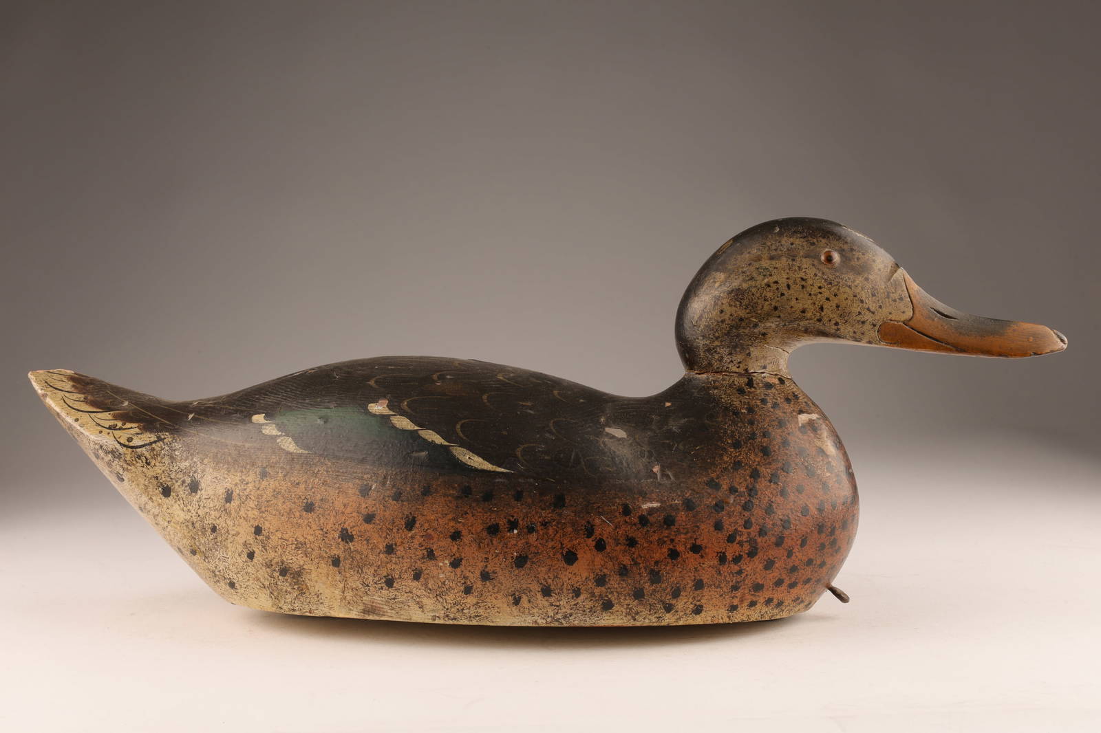Premier Mason Hen Mallard Decoy Original Paint Auction