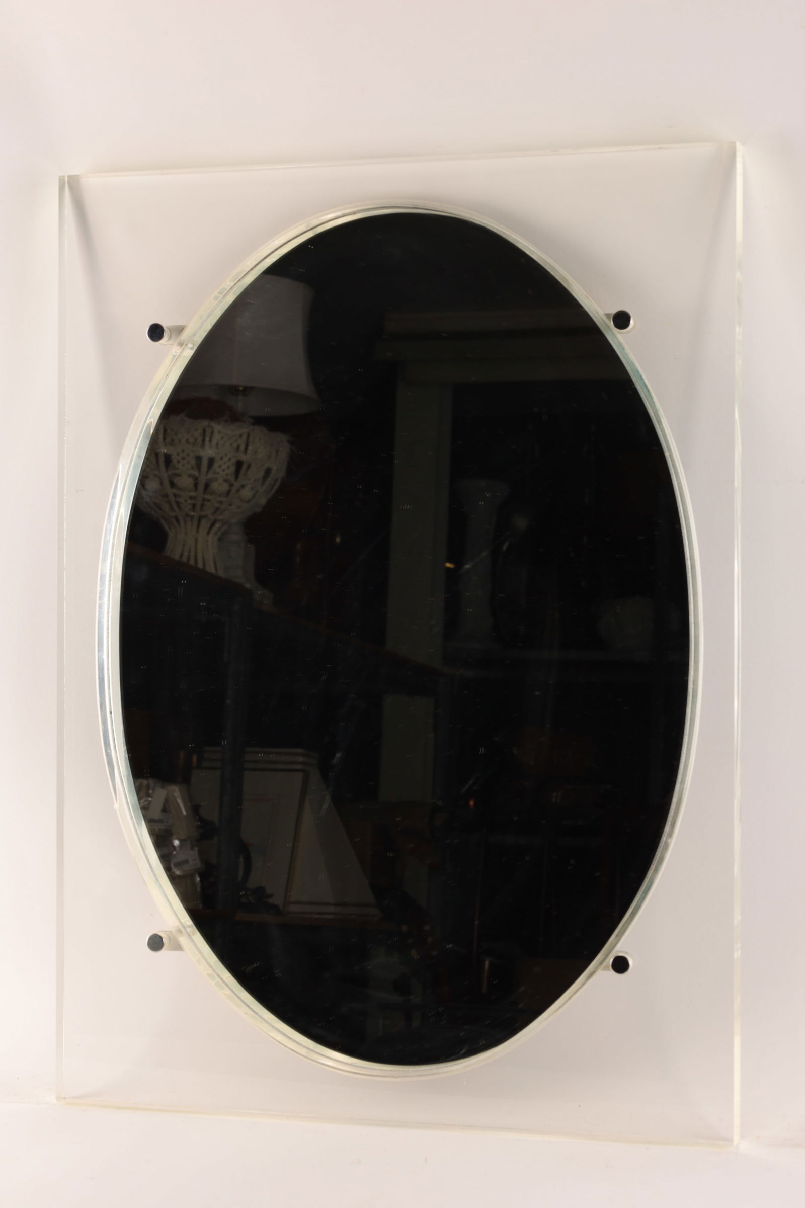 1970s Mid Century Modern Acrylic Lucite Mirror (1 of 5)