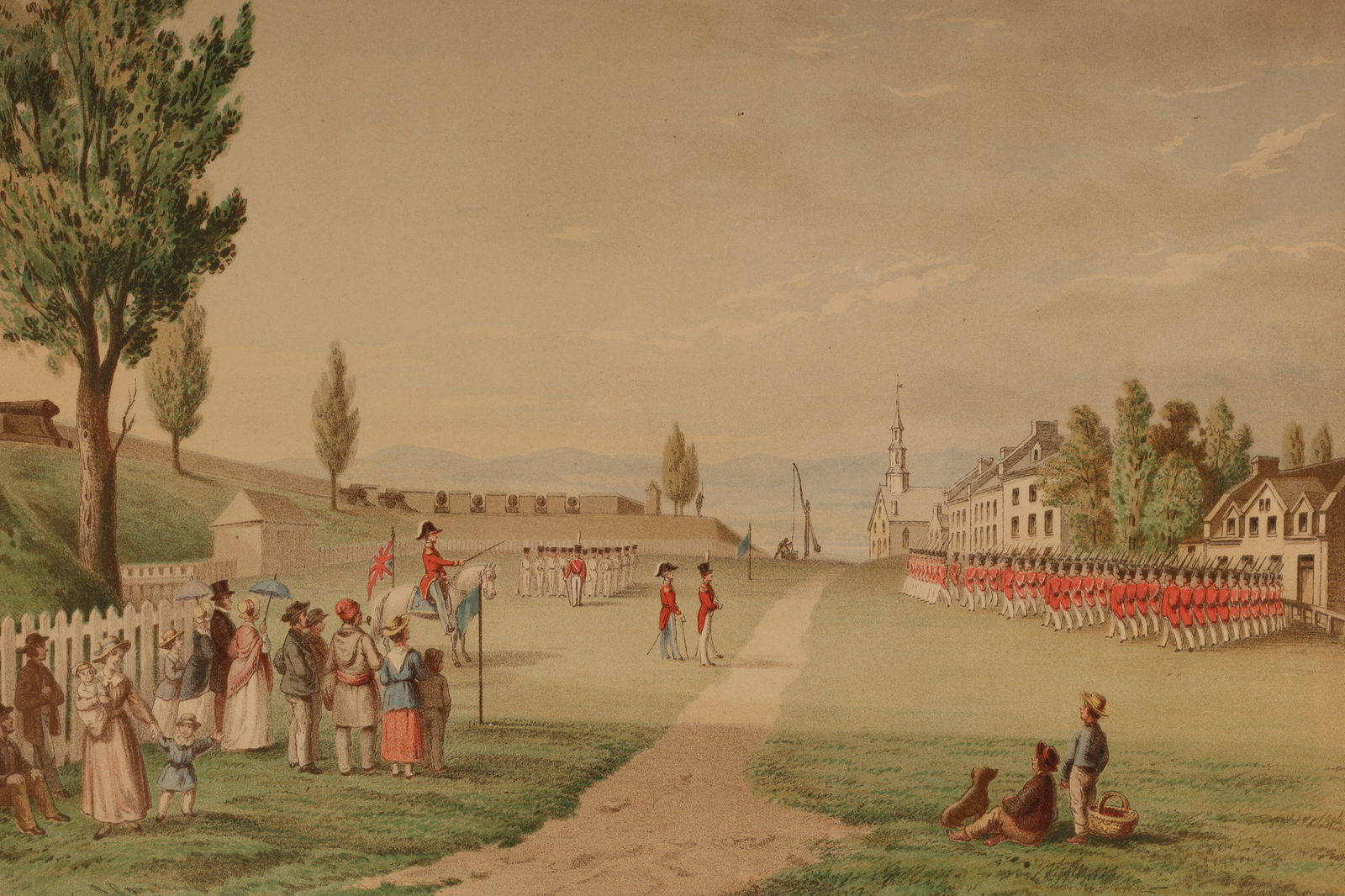 R.A. Sproule 1799-1845 Print Esplanade and Quebec (1 of 6)