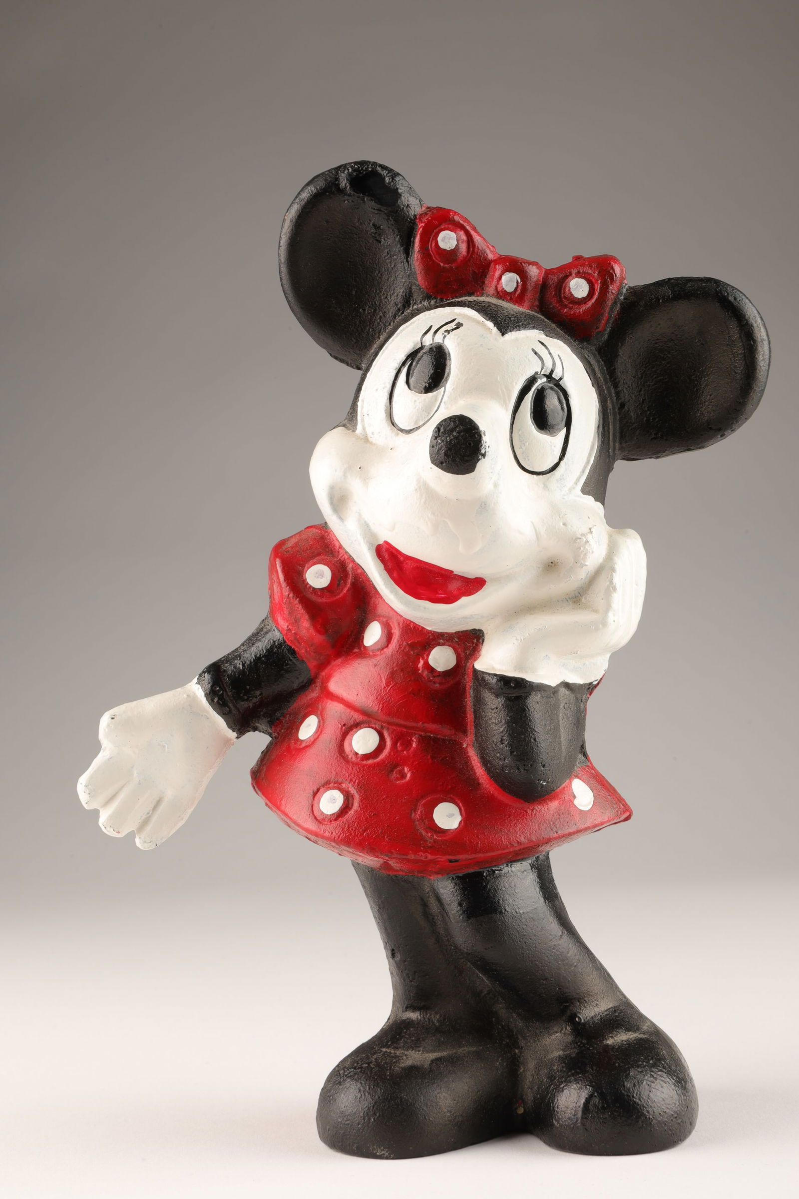 Vintage Cast Iron Painted Minnie Mouse Bank (1 of 4)