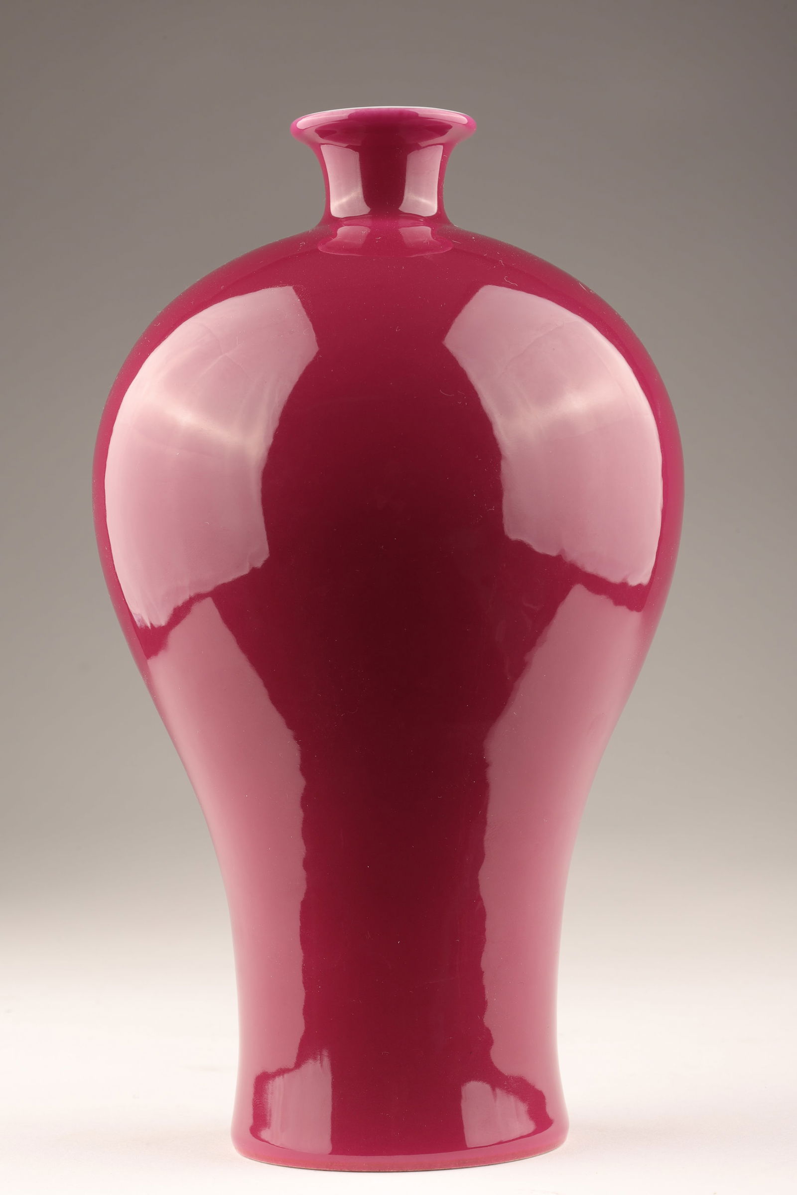 Antique Chinese Monochrome Glazed Plum Vase (1 of 6)