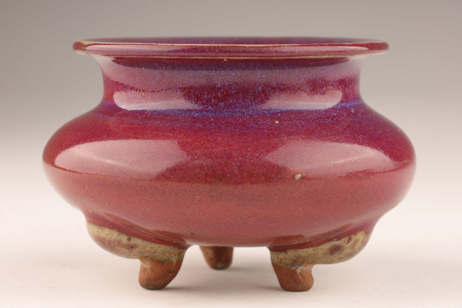 Antique Chinese Small Jun Flambe Bowl Censer (1 of 8)