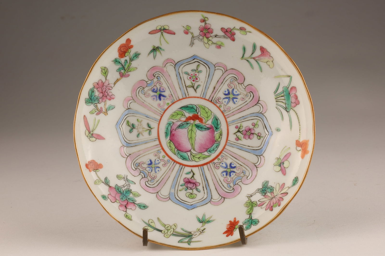 Antique Signed Chinese Small Dish (1 of 7)