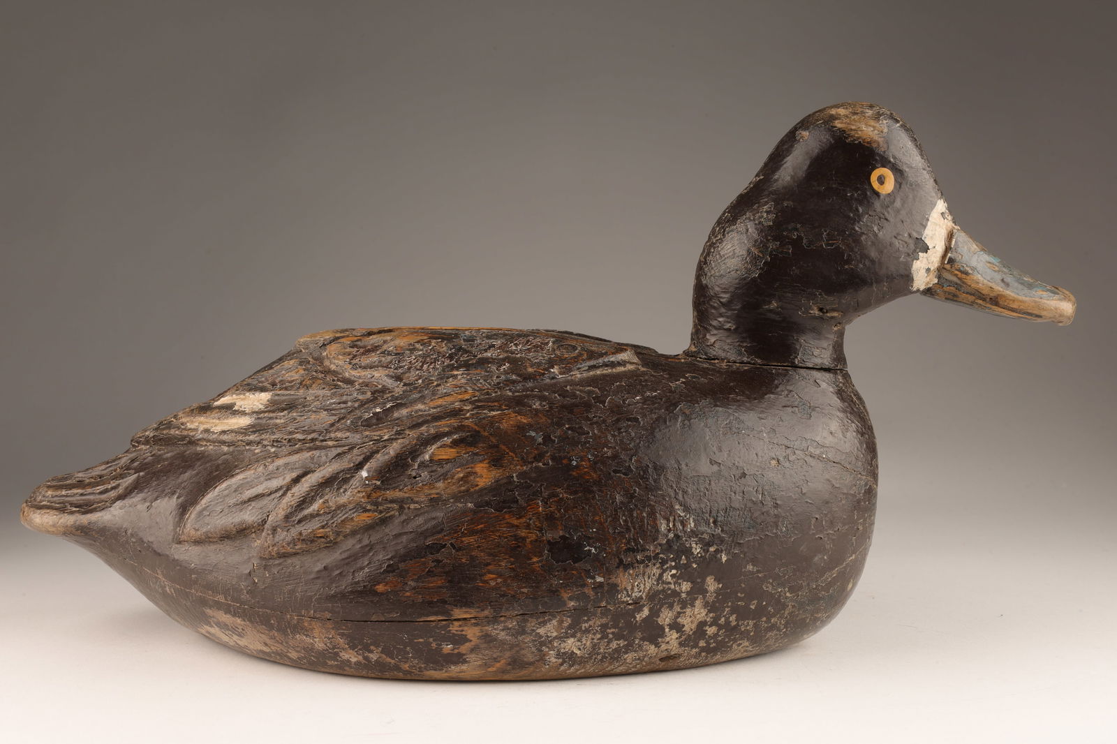 Orel Leboeuf Saint Anicet Blue Bill Hen Decoy (1 of 9)