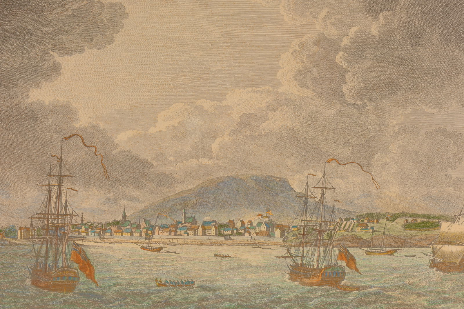 Thomas Patten An East View of Montreal Engraving (1 of 7)