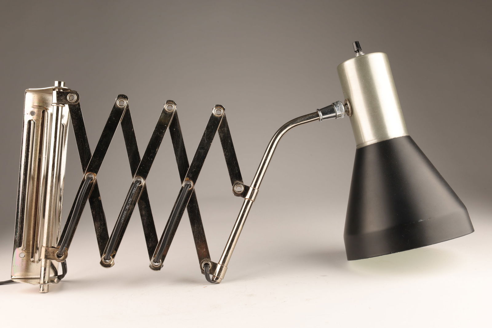 Mid Century Chrome Scissor Lamp Light Fixture (1 of 6)