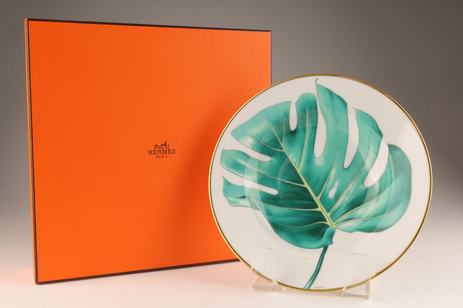 Hermes Porcelain Passifolia Soup Plate (1 of 9)