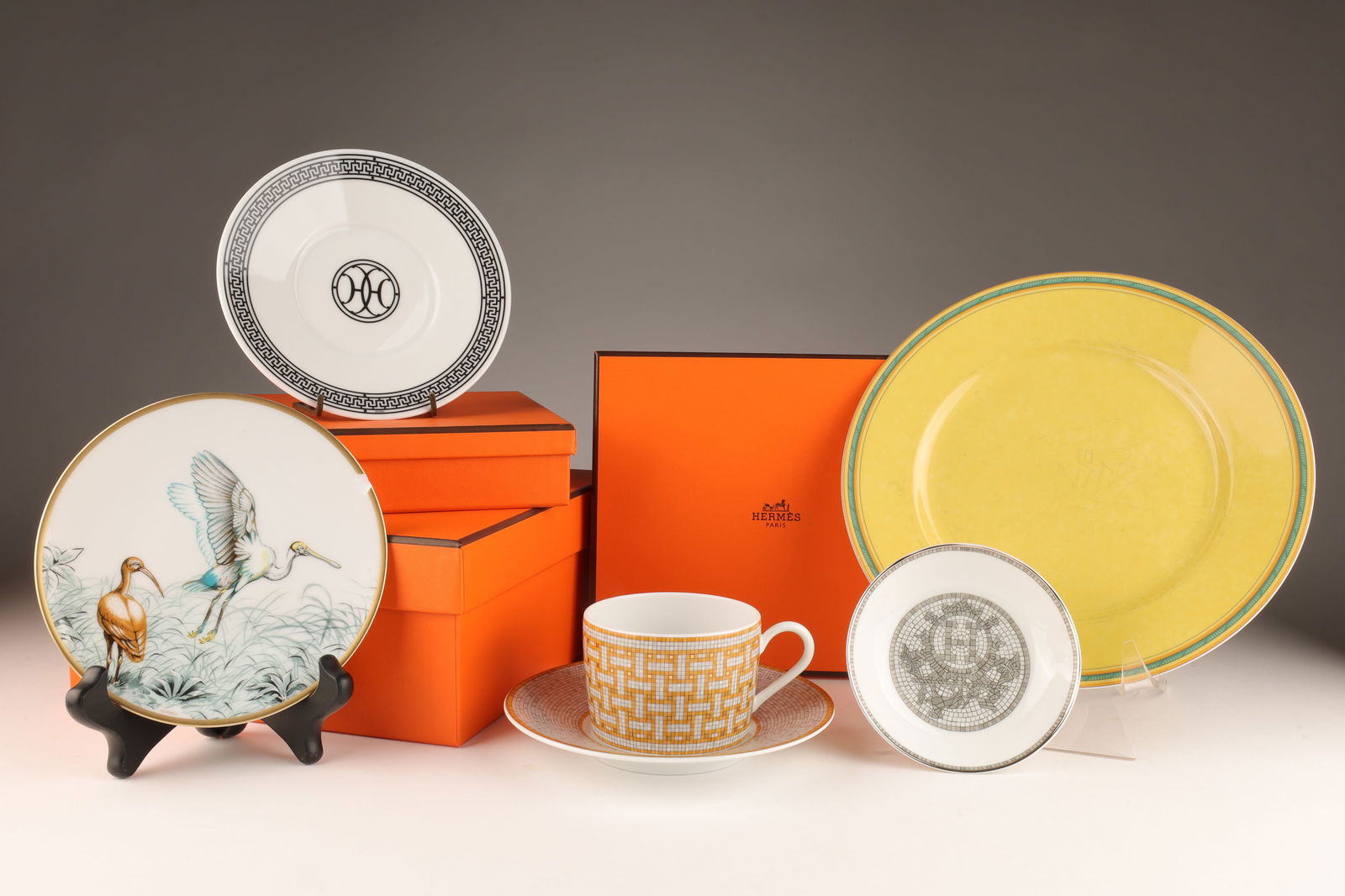 Lot of 5 Hermes Porcelain Dishes (1 of 10)