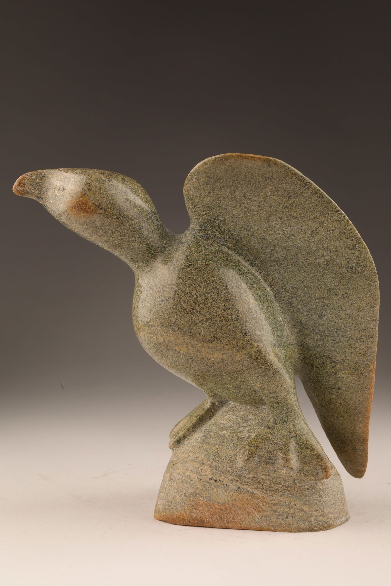 Inuit Soapstone Carving of a Bird (1 of 7)