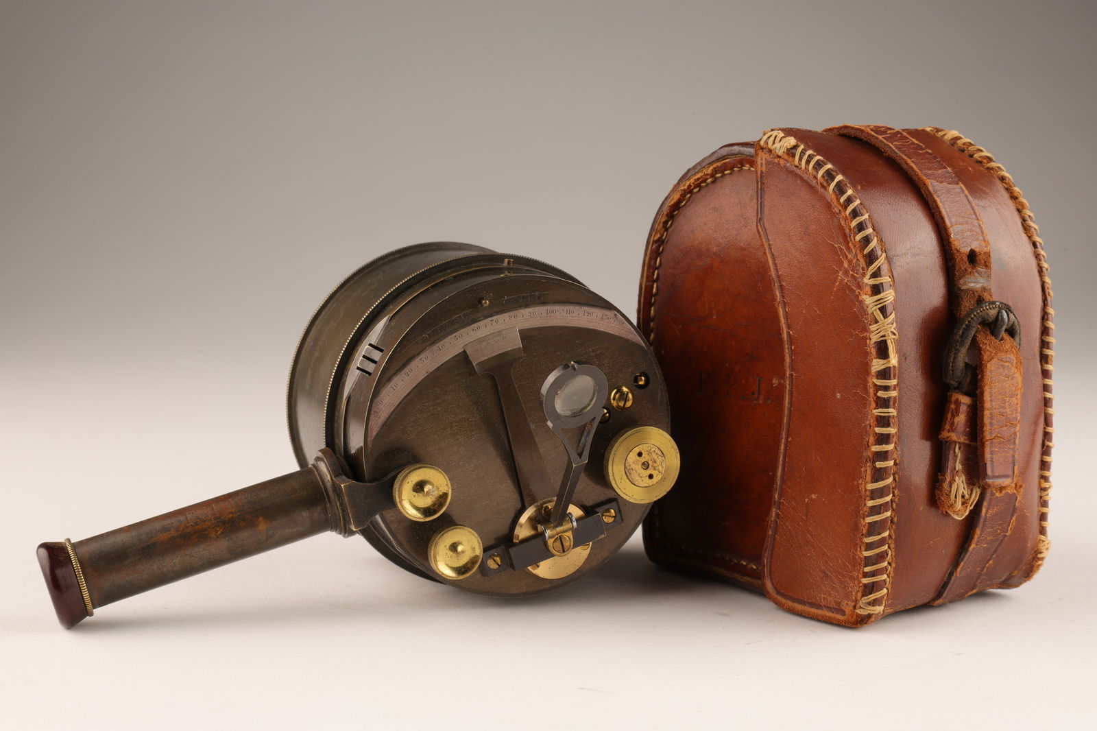 Antique Stanley London Cylinder Pocket Sextant (1 of 11)