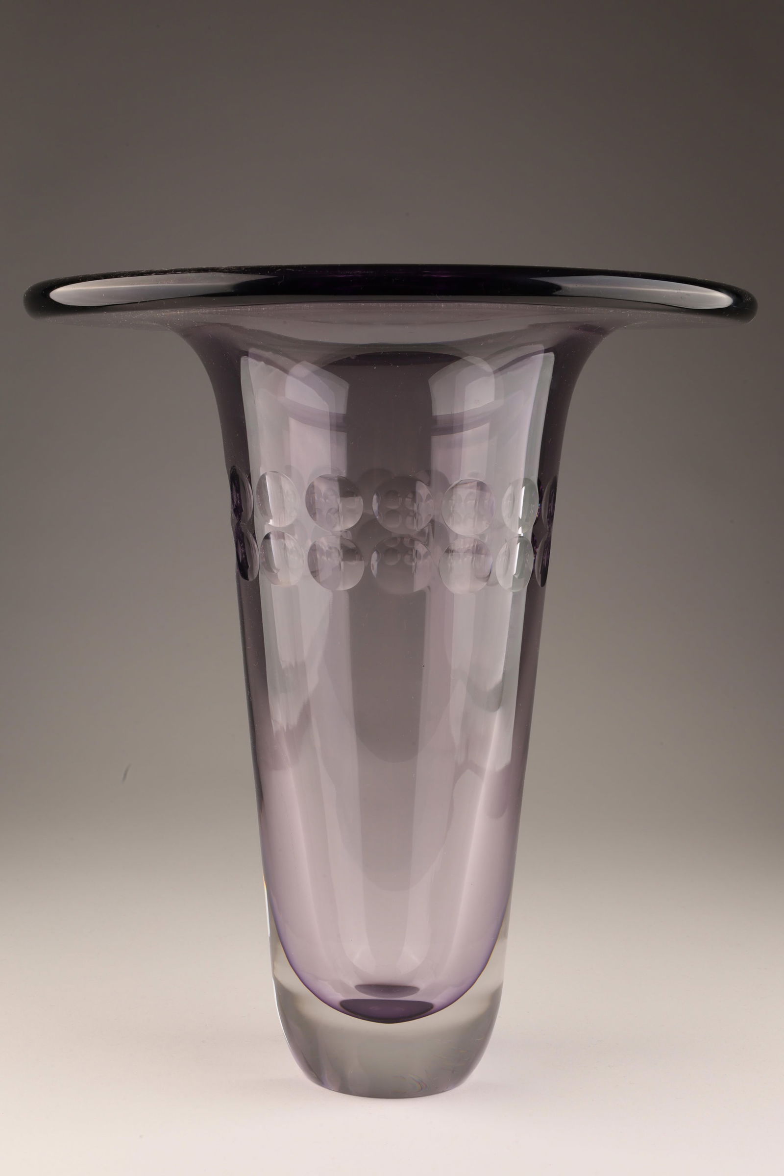 Large Val St Lambert Art Glass Vase Pierre Dias (1 of 6)