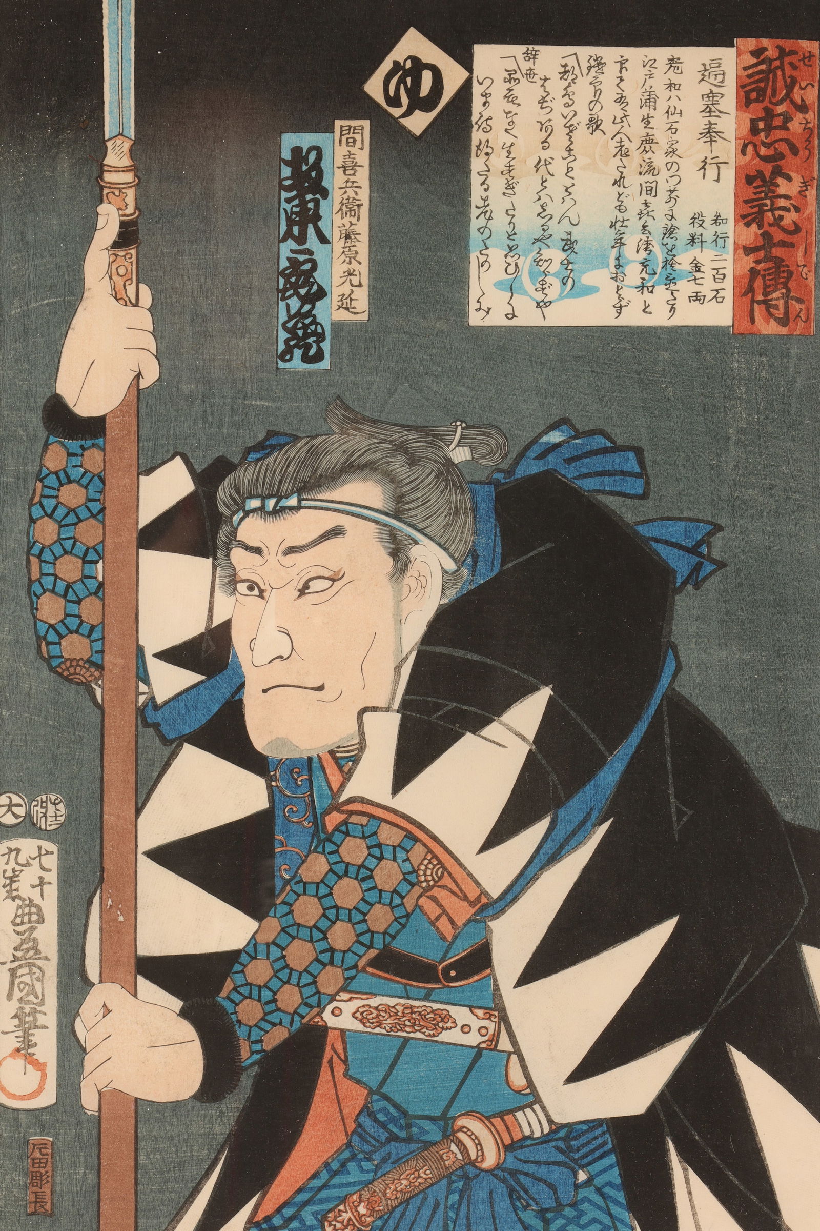 Japanese Woodblock Print, Utagawa Kunisada (1 of 6)
