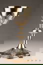 French Vermeil Sterling Chalice Decorated Saints