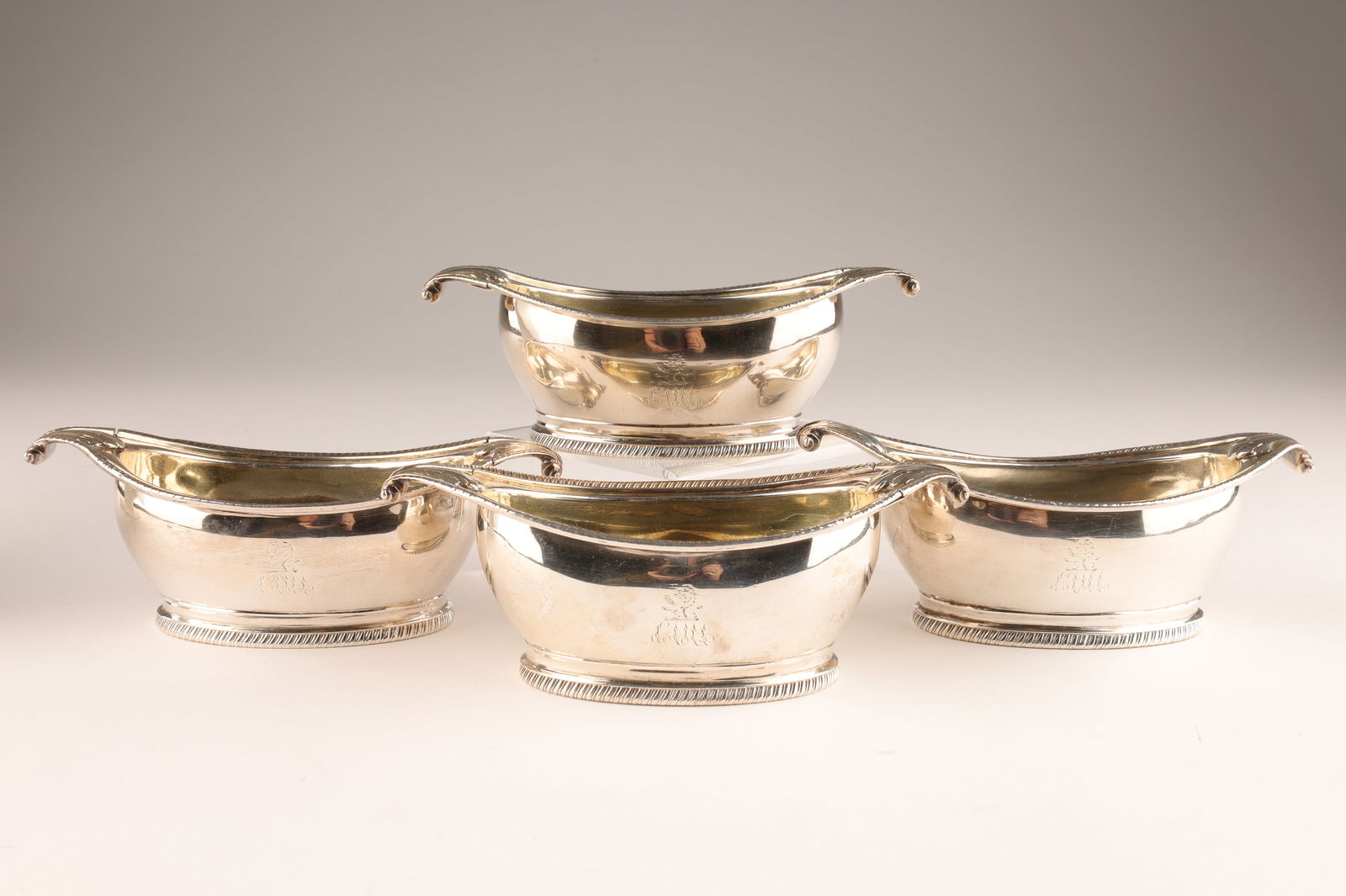 Georgian Sterling Open Salts Robert Samuel Henell (1 of 7)