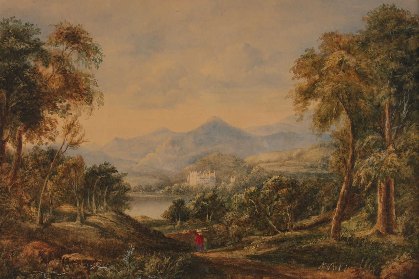 19th C European School Watercolour Landscape (1 of 6)