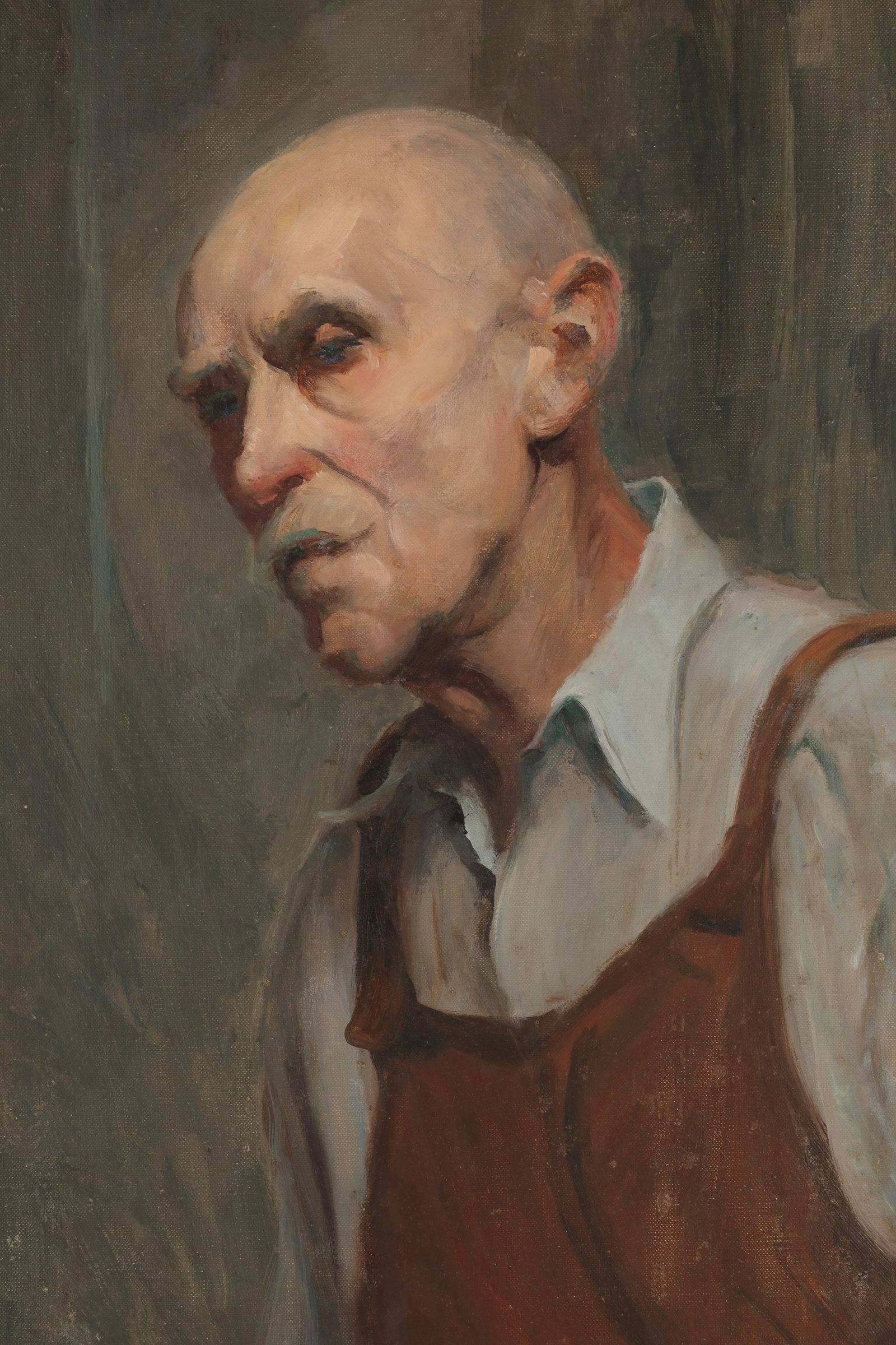 Mary Ross Kelley Oil on Board Male Portrait (1 of 5)