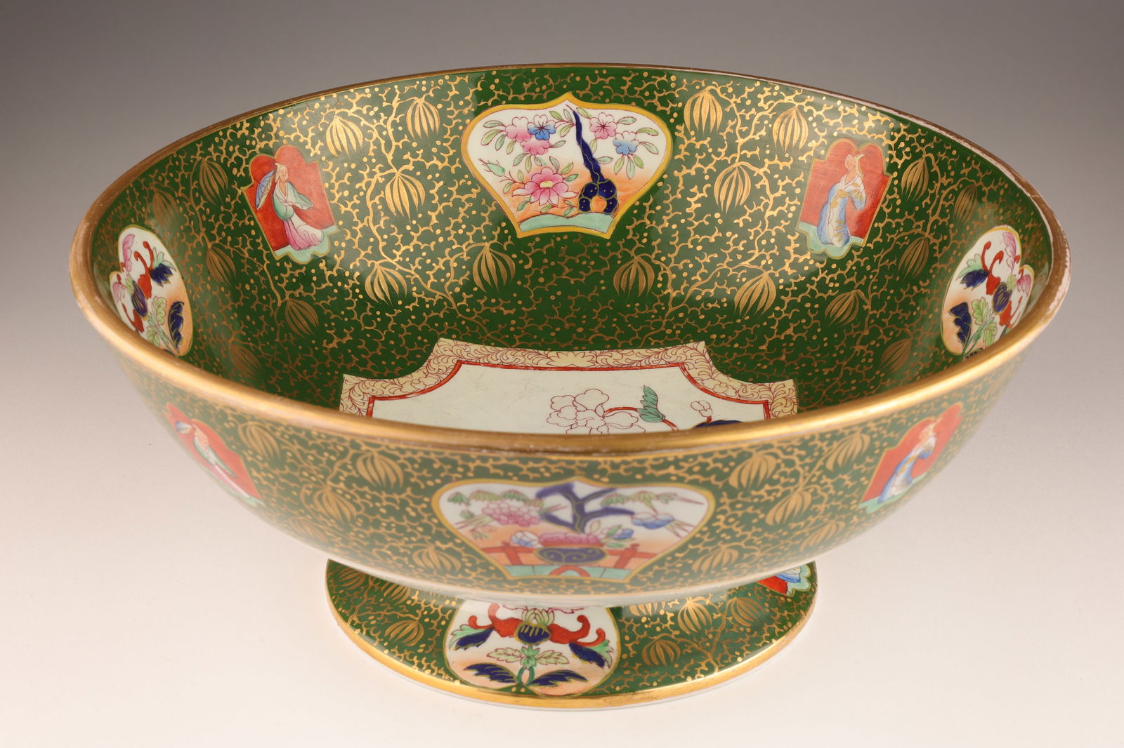 Ashworth English Ironstone Chinoiserie Center Bowl (1 of 8)
