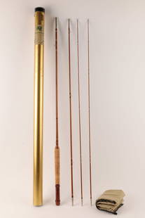 Vintage Abercrombie Fitch Fly Fishing Rod Unused: Vintage Abercrombie and Fitch Fly Fishing Rod in Tube, Unused. Model A and F Ltd, 8.5 Feet long. Tube measures 35.5 inches L.