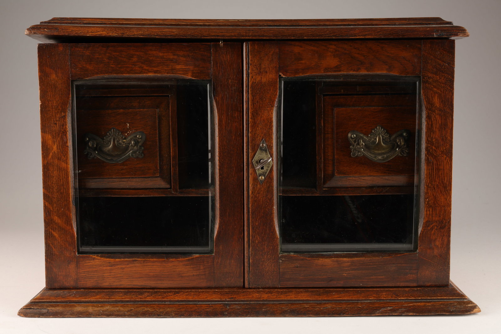 Antique English Gentleman's Box Tobacco Cabinet (1 of 6)