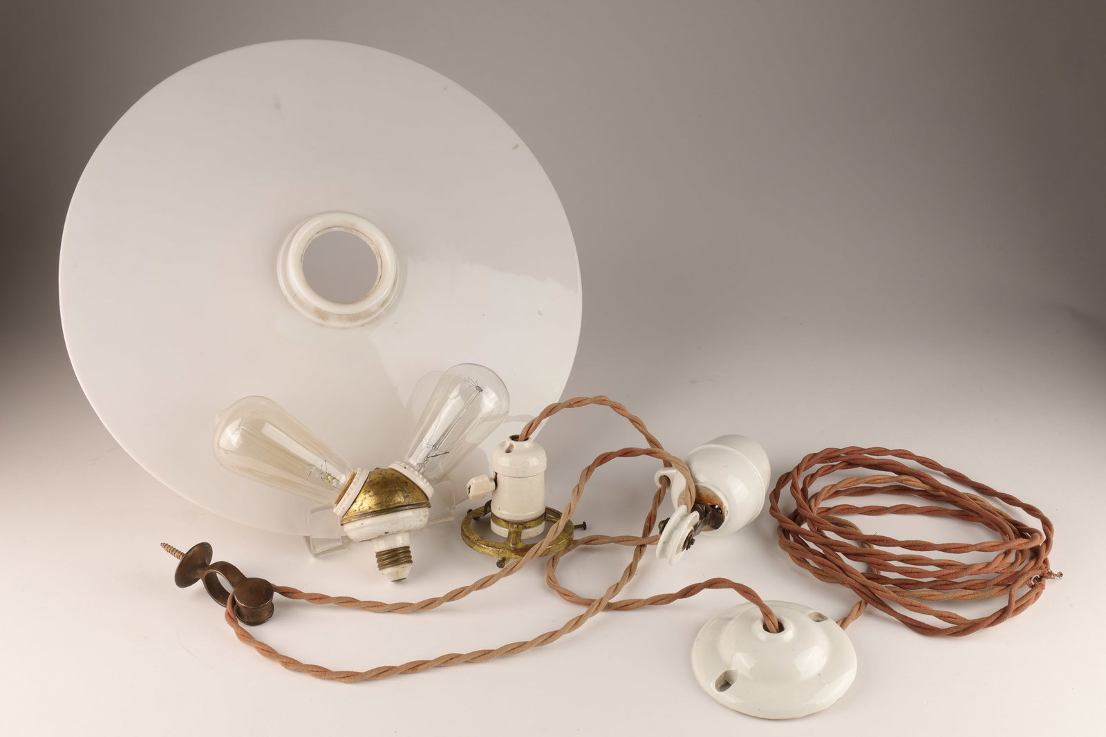 Early 20th C Medical Counterweight Pulley Lamp (1 of 10)