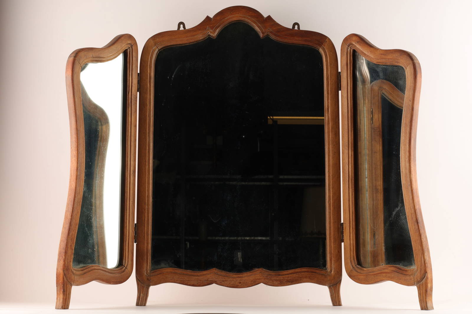 Antique Tri Fold Dressing Table Mirror Auction
