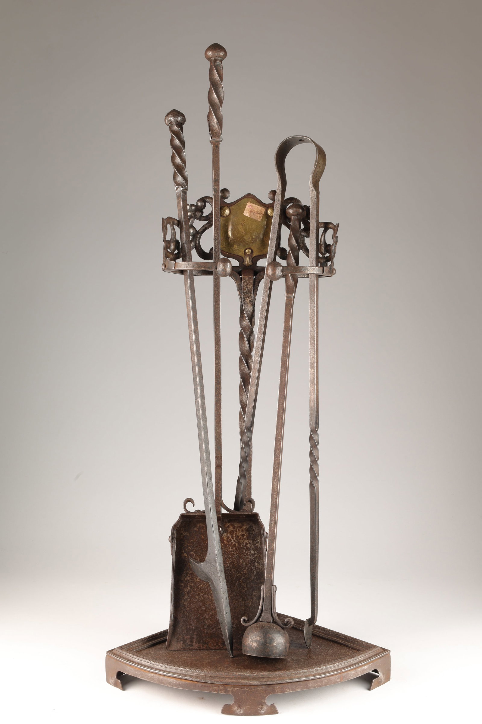 Paul Beau and Co Montreal Arts and Crafts Wrought Iron Fire Tools (1 of 9)