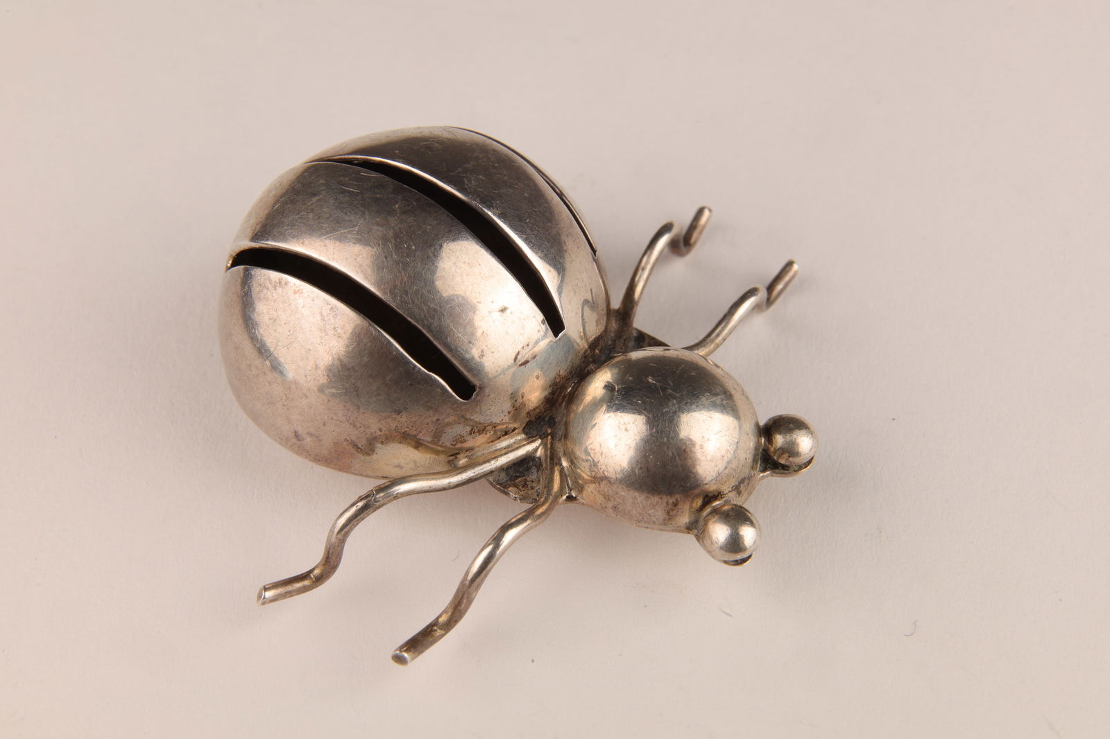 Vintage Taxco Mexico 925 Sterling Bug Brooch (1 of 6)