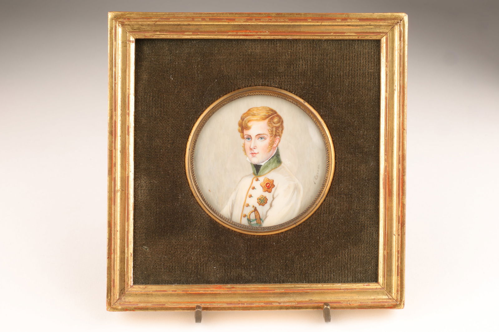 Signed Antique Portrait Miniature of Napoleon II (1 of 7)