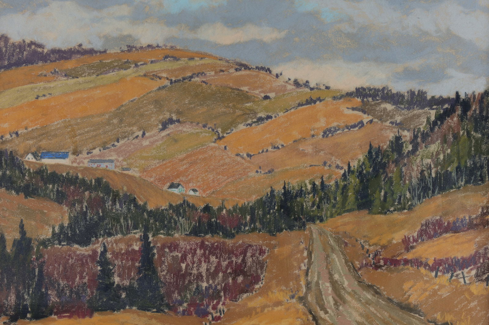 1982 Horace Champagne Pastel Les Eboulements Que (1 of 10)