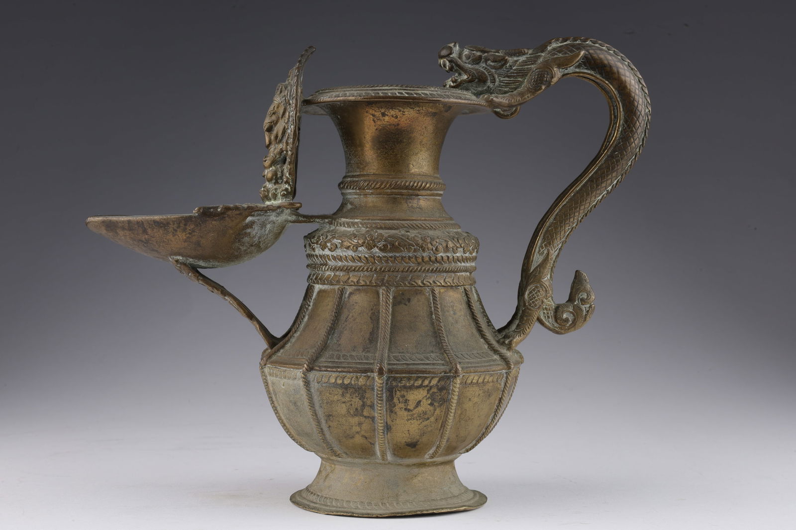 Bronze Buddhist Oil lamp Sukunda Nepal (1 of 11)