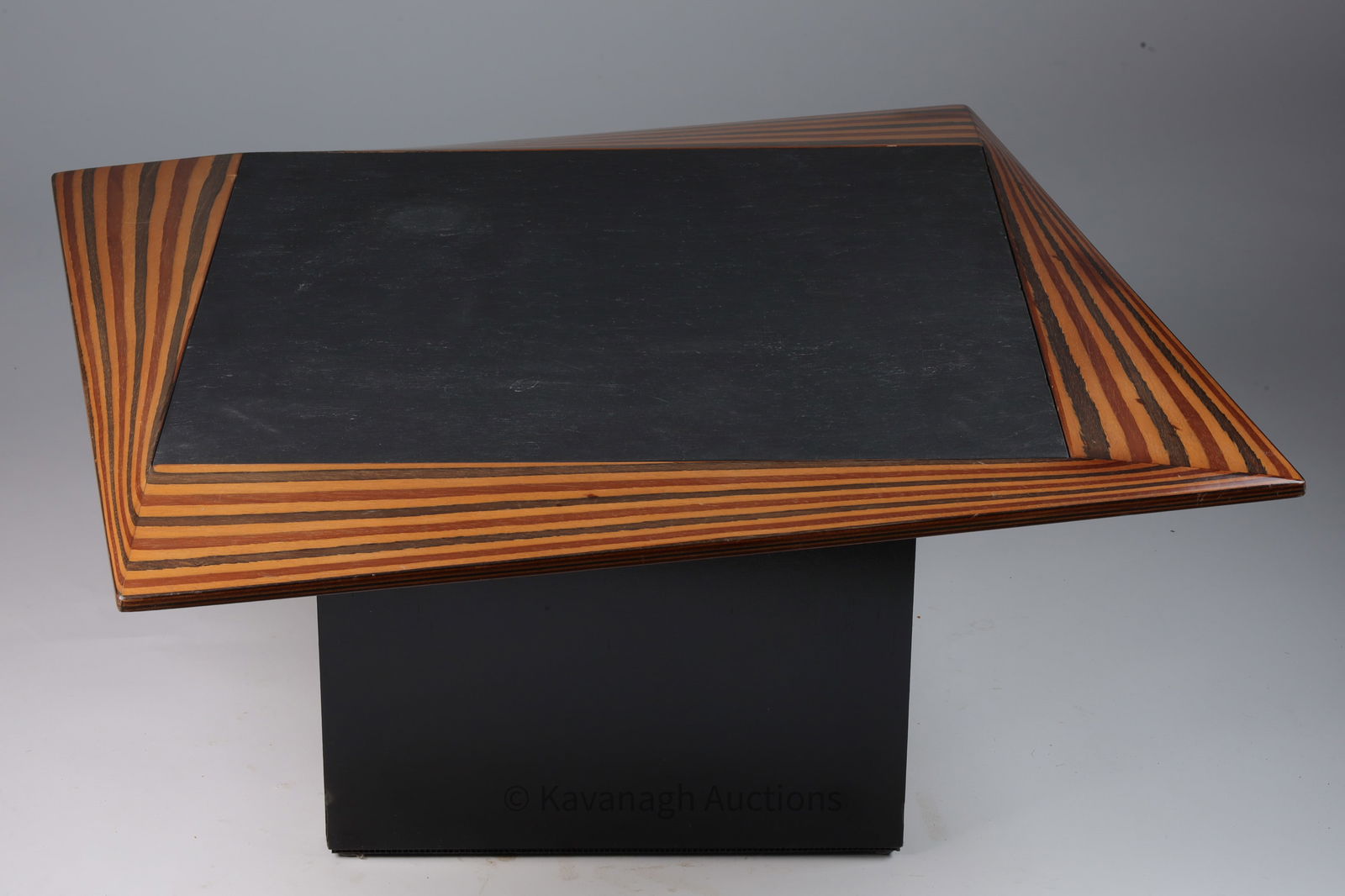 Vittorio Dassi Mixed Wood and Slate Top Side Table (1 of 8)