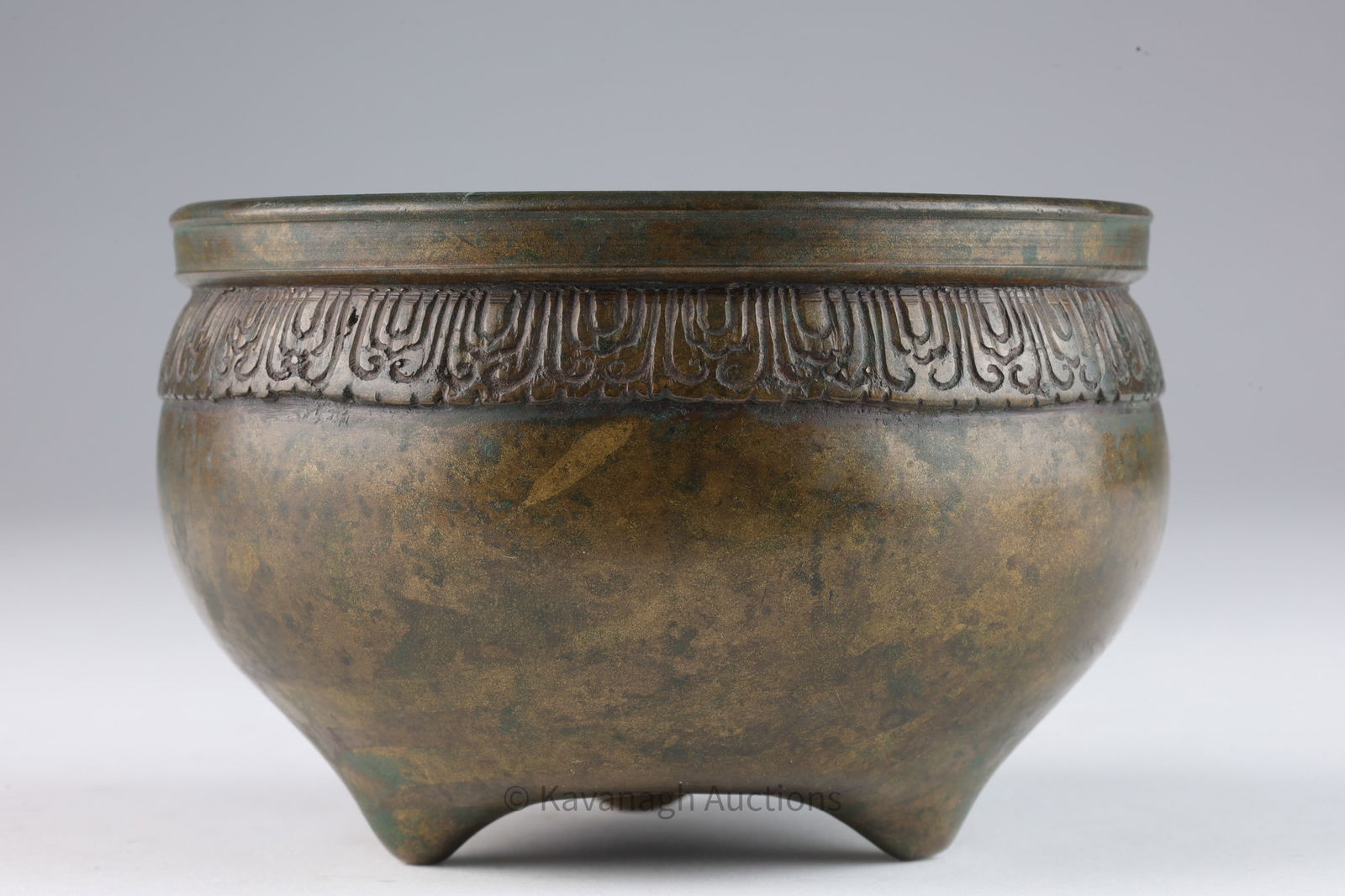 Antique Chinese Bronze Tripod Censer Signed (1 of 7)