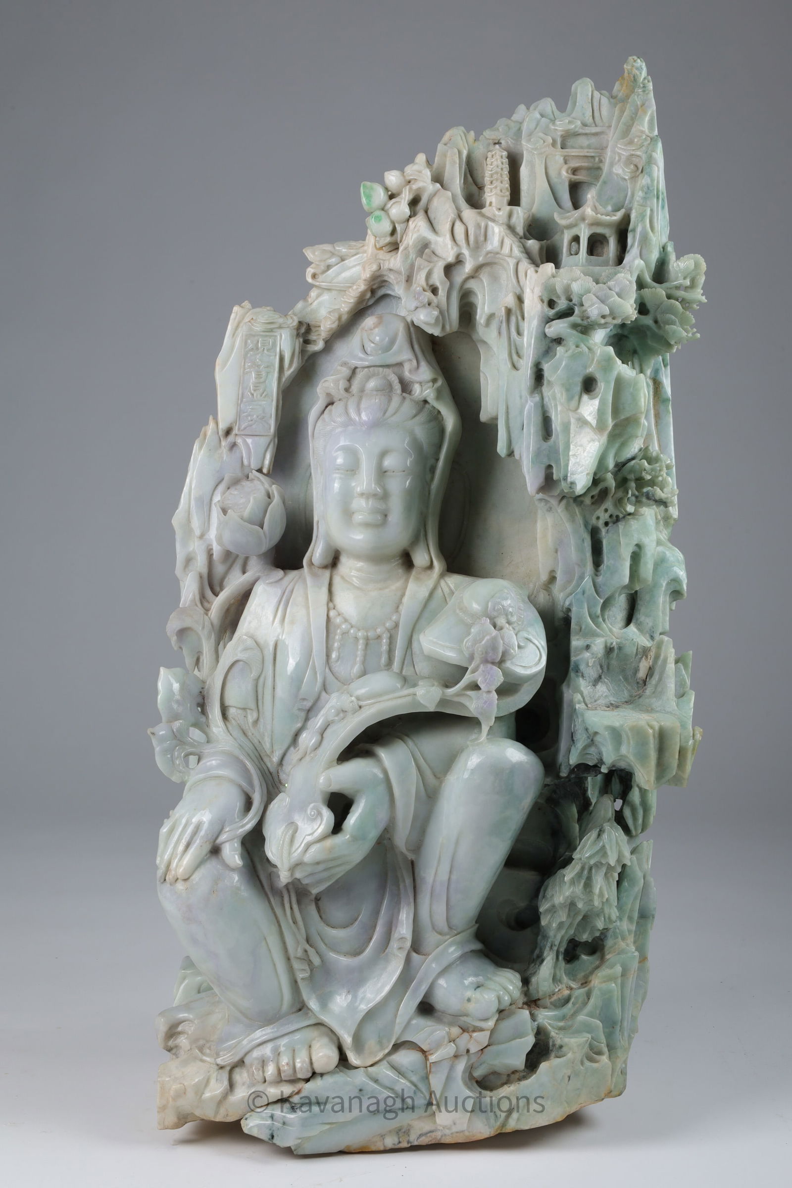 Very Large Chinese Carved Figural Stone Sculpture (1 of 6)