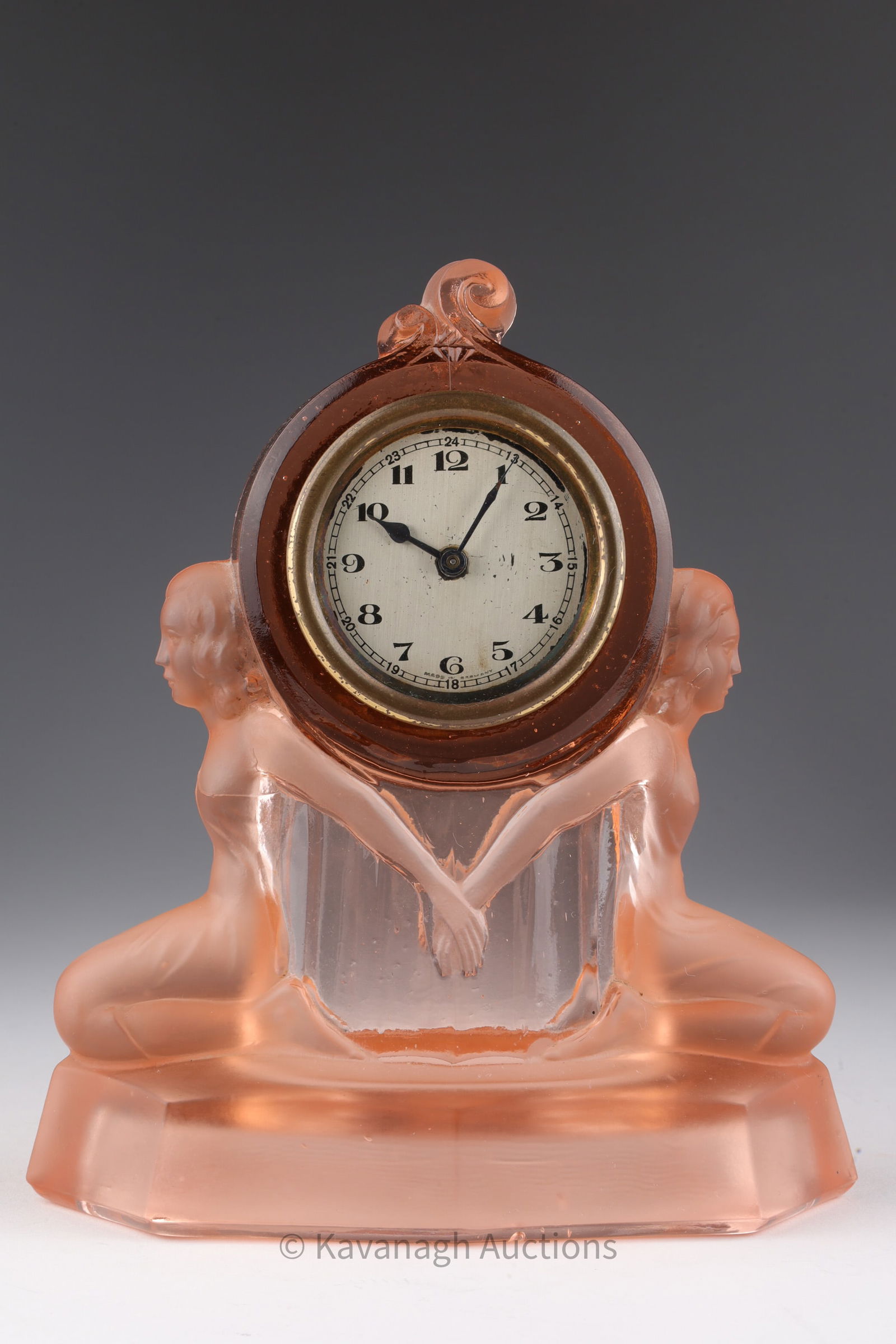 Walther / Sohne German Pink Windsor Clock 1935 (1 of 7)