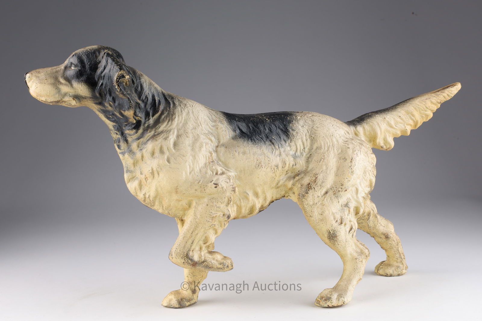 Cast Iron Door Stop Hubley English Setter Dog (1 of 7)