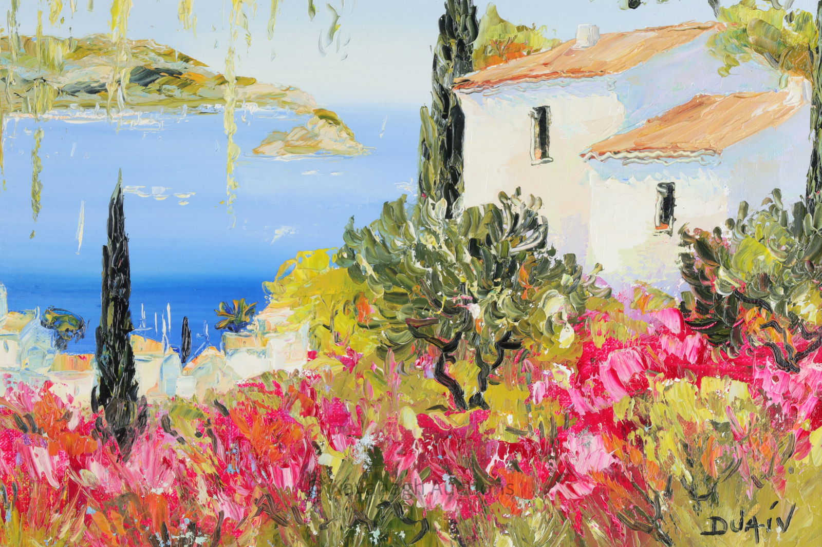 Eugene Viaud DUAIV Oil Painting Les Lauriers (1 of 7)