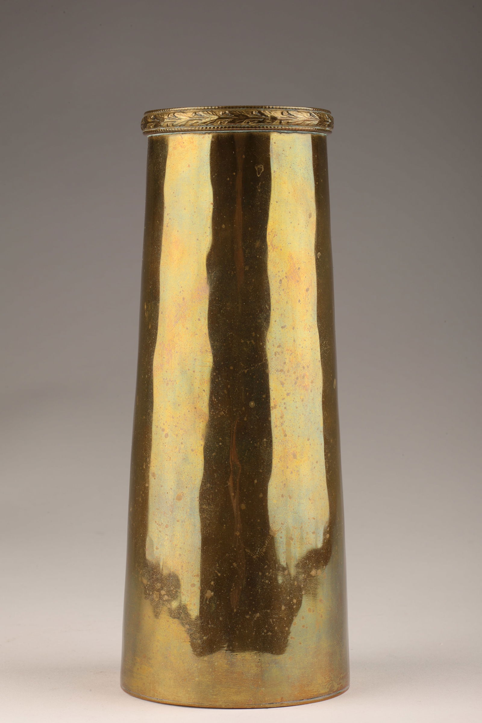 Paul Beau Montreal Arts and Crafts Brass Vase (1 of 6)