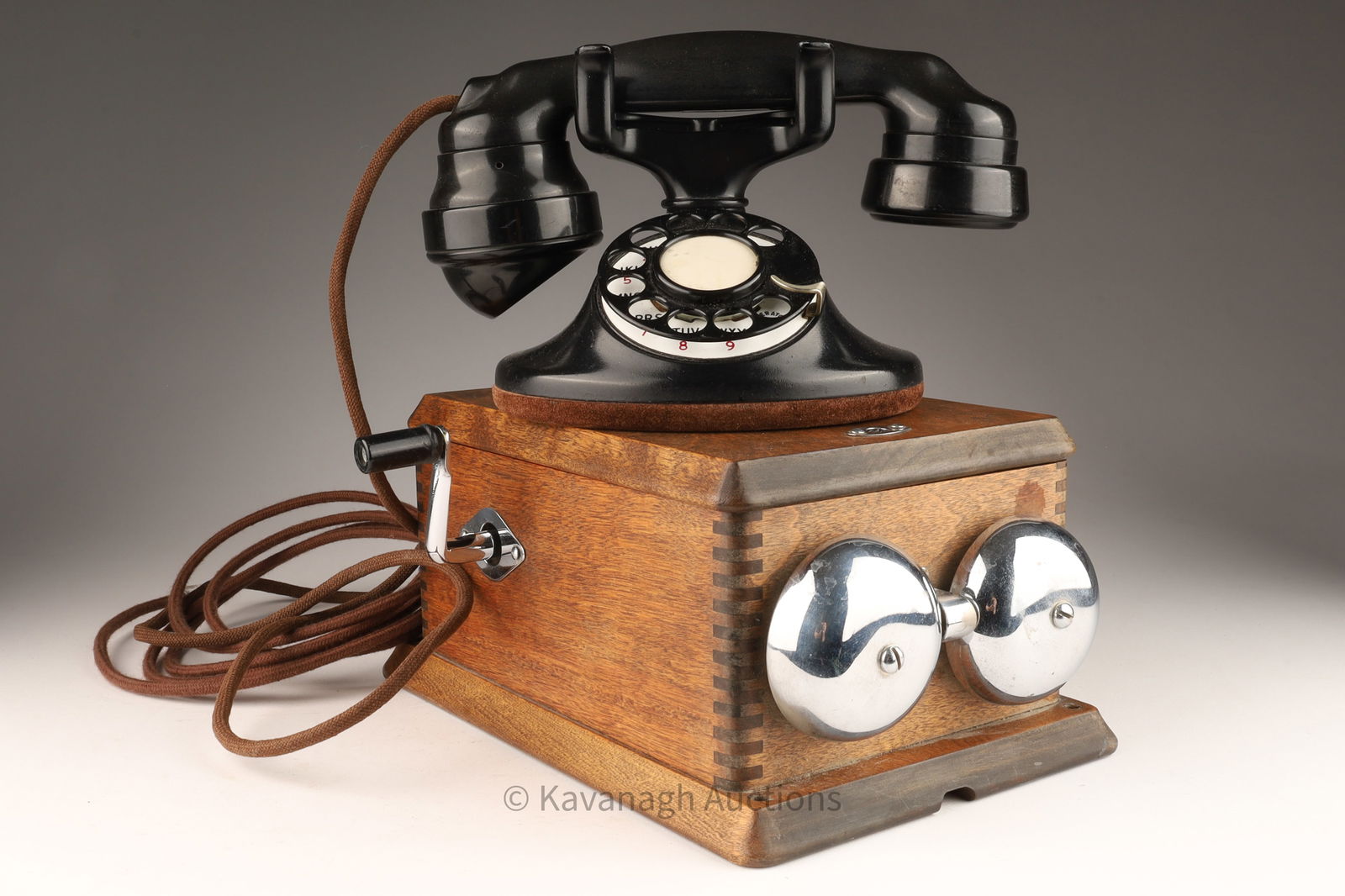 Vintage Deco Tel Rotary Telephone In Box