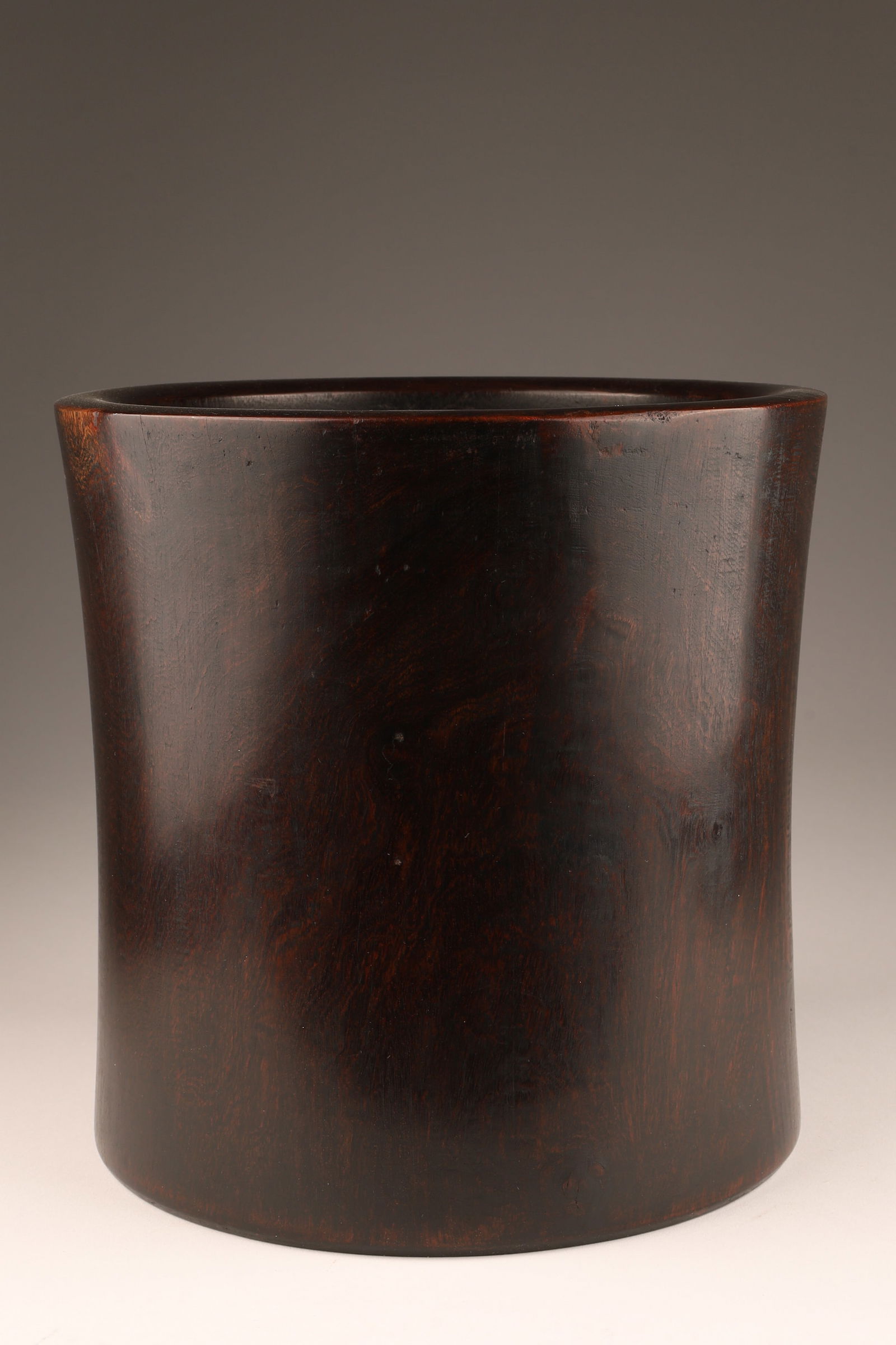 Chinese Dark Hardwood Rosewood Brush Pot (1 of 6)