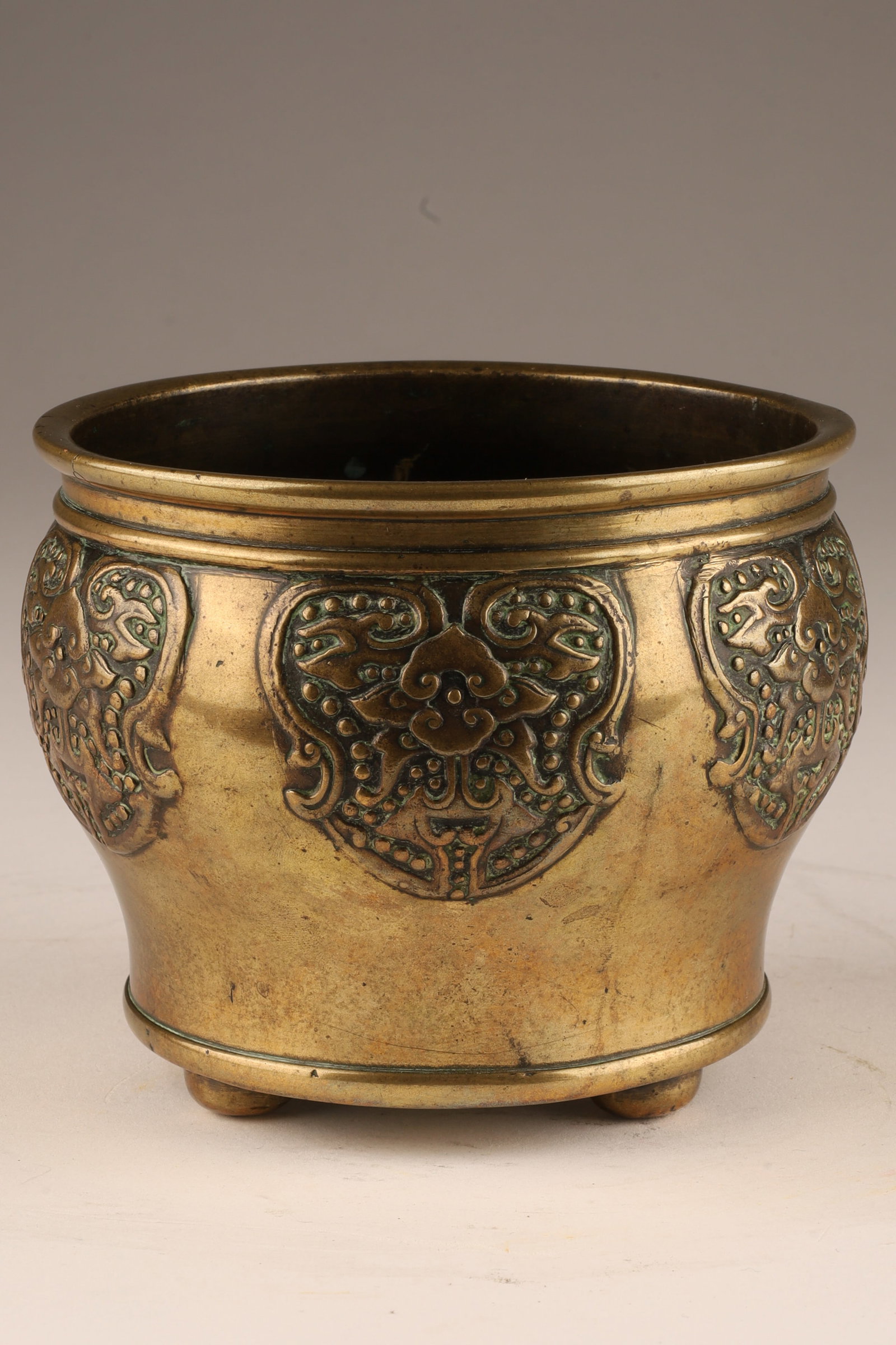 Antique Japanese Bronze Tripod Bowl Incense Burner (1 of 6)