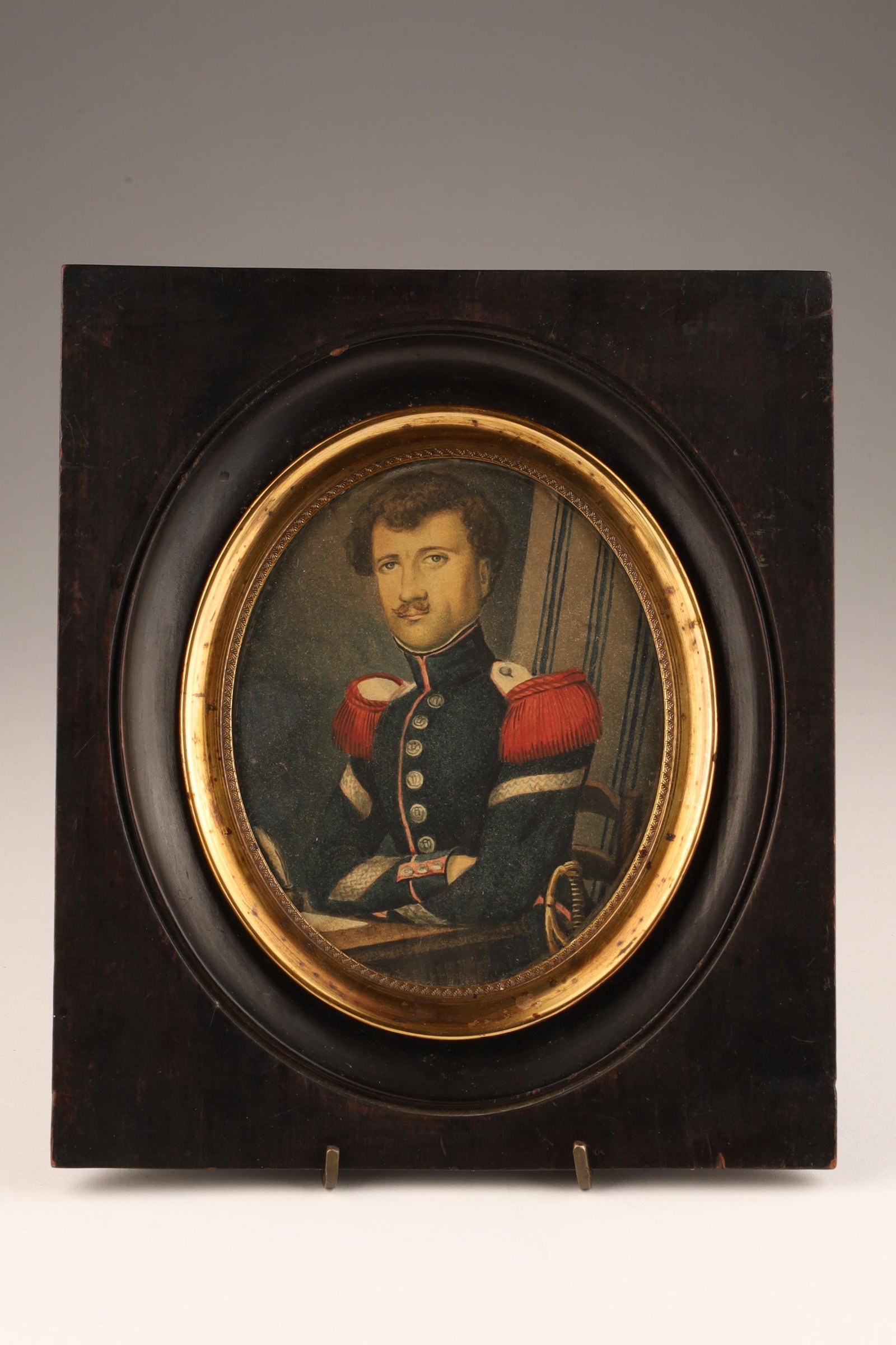 French Republic Watercolor Portrait Louis Naudier (1 of 5)