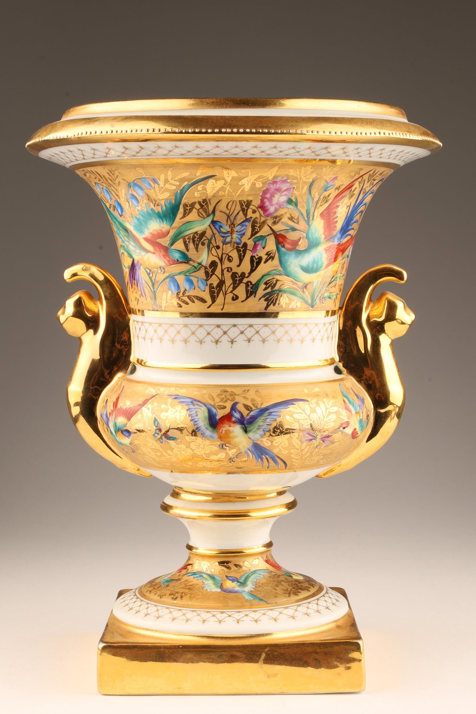 French Le Tallec Medici Vase Polychrome Birds (1 of 8)