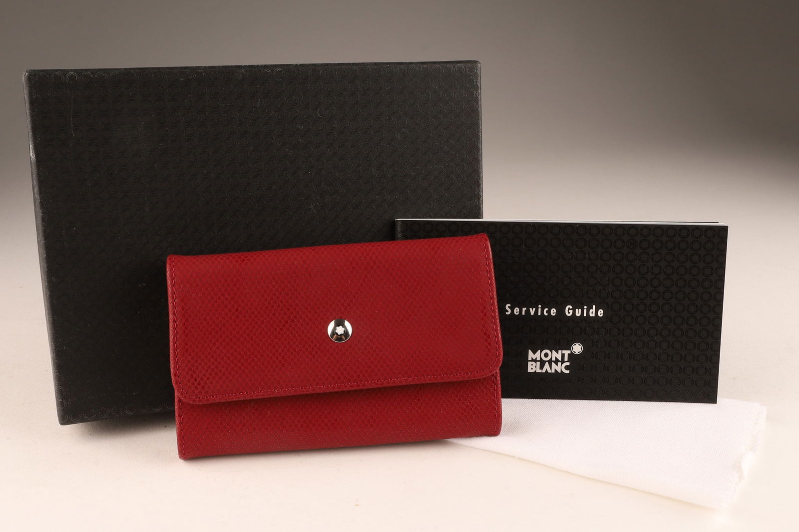 Mont Blanc Red Leather Key Case Original Box (1 of 6)