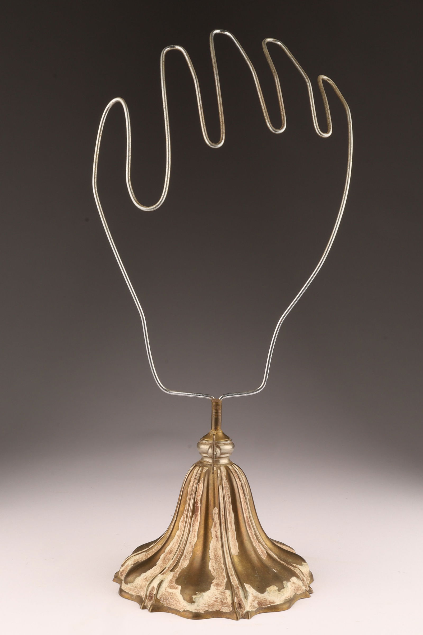 Folk Art Constructivism Wire Hand Sculpture (1 of 4)