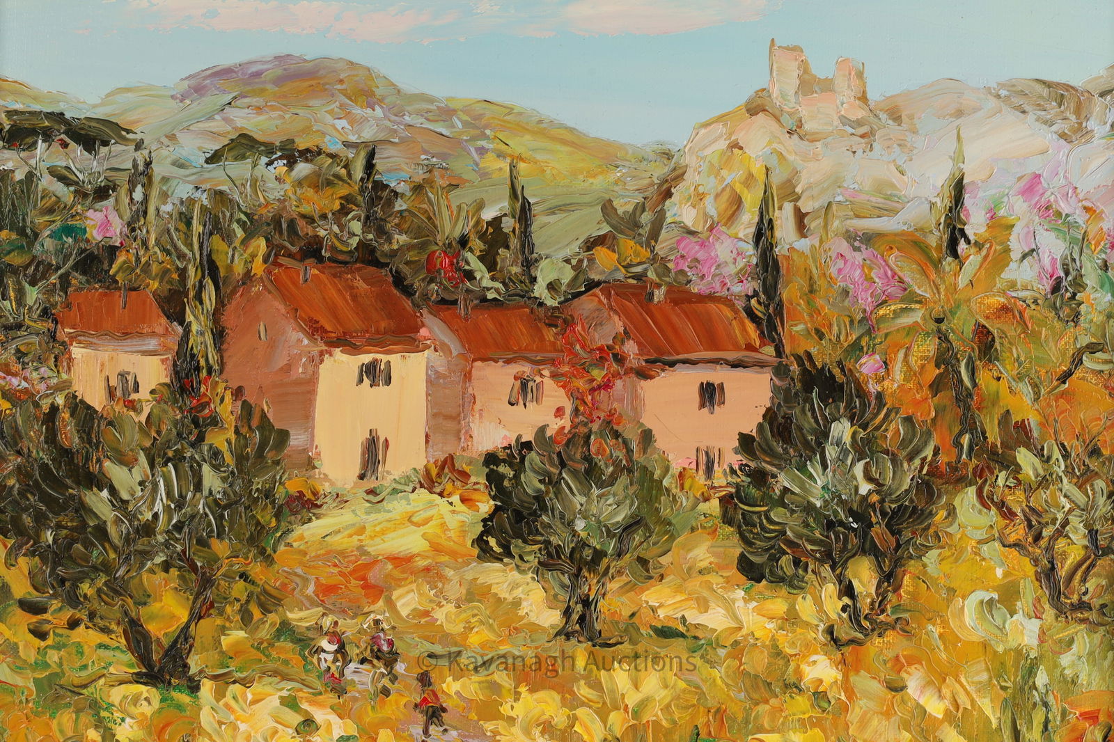 Eugene Viaud DUAIV Oil Painting Le Luberon (1 of 5)