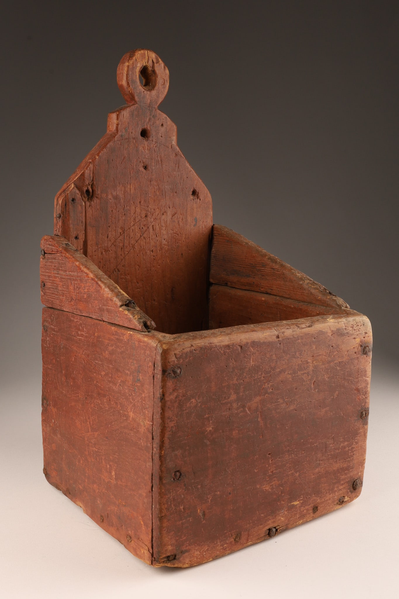 Antique Nova Scotia Painted Salt / Wall Box (1 of 6)