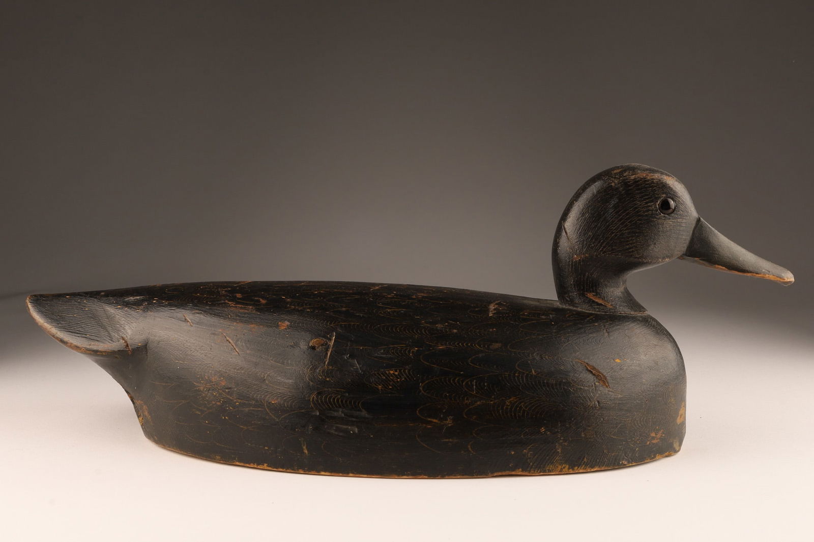 Carved Duck Decoy George Aulthouse (1 of 5)