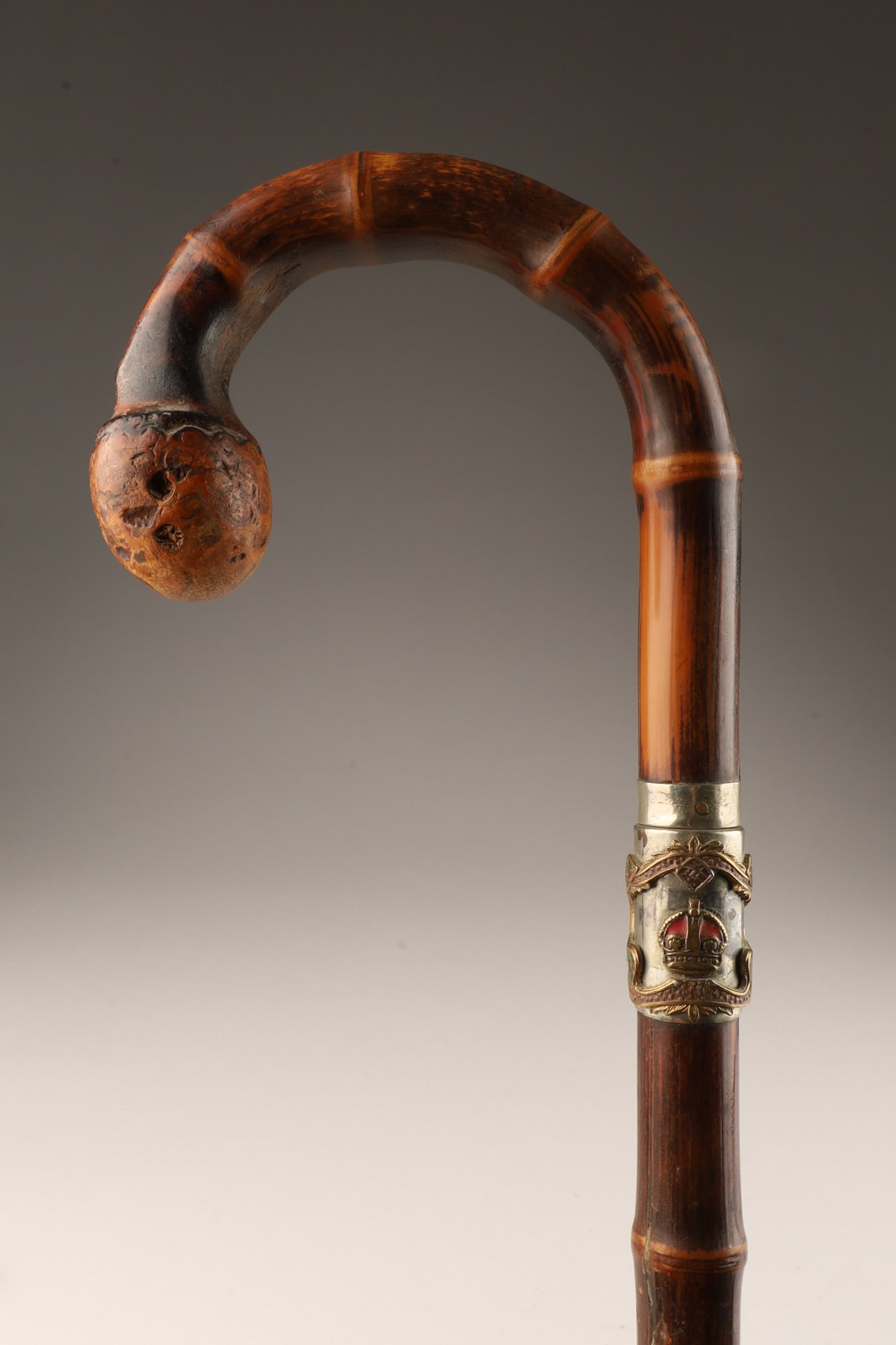 Bamboo Root Gadget Cane Walking Stick Whip (1 of 6)