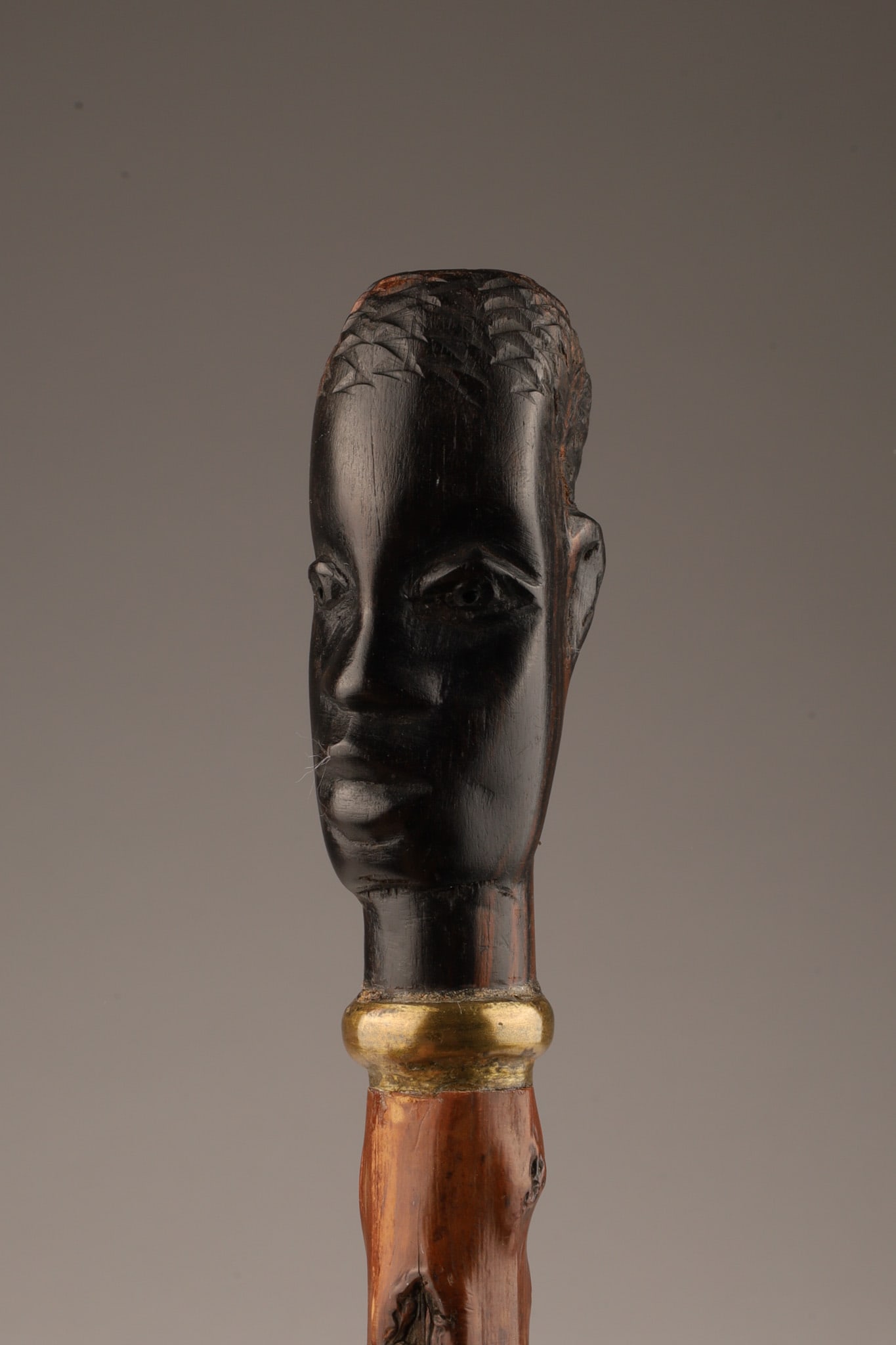 Thornwood Walking Stick Cane African Figure (1 of 6)